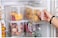 Aiwanto 4 Pcs Kitchen Storage Box Refrigerator Storage Box 4.7L Capacity Storage Container Fruits Vegetable Storage Tray(Clear)