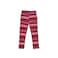 Girls Leggings Printed Pink Size 7 to 9 Years