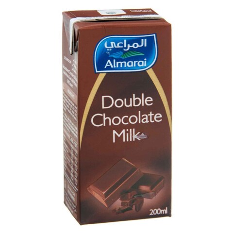 Almarai UHT Double Chocolate Flavour Milk 200ml