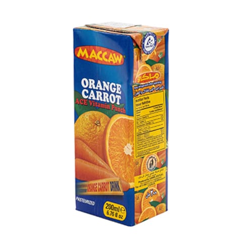 Maccaw Juice Orange Carrot Slim 200ML