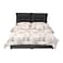 In House Le&oacute;n Velvet Bed Frame - Queen - 200x140 cm - Dark Gray