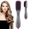 HICITI Hair Dryer Styler Volumizer 3 in 1 Brush Salon Styler for Straightening Negative Ion Ceramic Blow Dryer Brush (PINK)