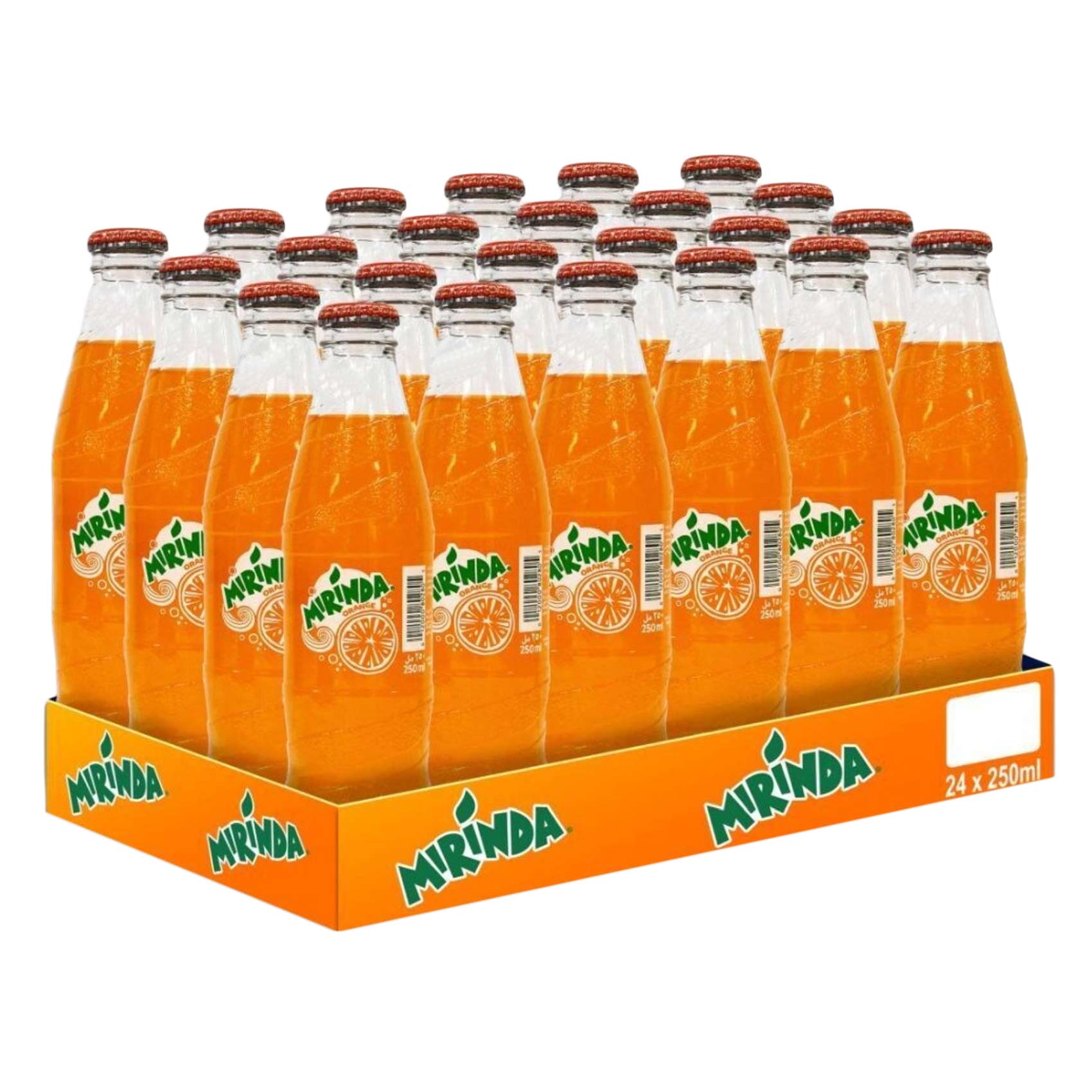 Mirinda Carbonated Orange Soft Drink 250ml x 24 Pieces