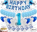 Buy 1St Birthday Decoration For Baby Boy First Birthday Decoration Balloon, Party Supplies Kit in UAE