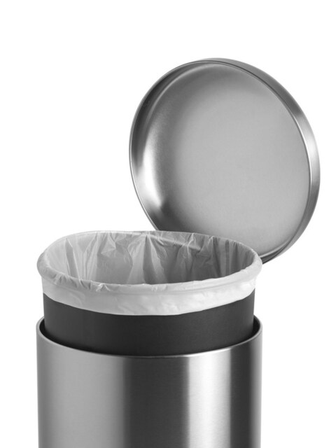 Generic Heavy Duty Trash Can Hydrolic Lid Opener Steel Dust Bin 5 Liter
