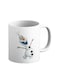 muGGyz Frozen Character Character Printed Ceramic Coffee Mug Blue/White