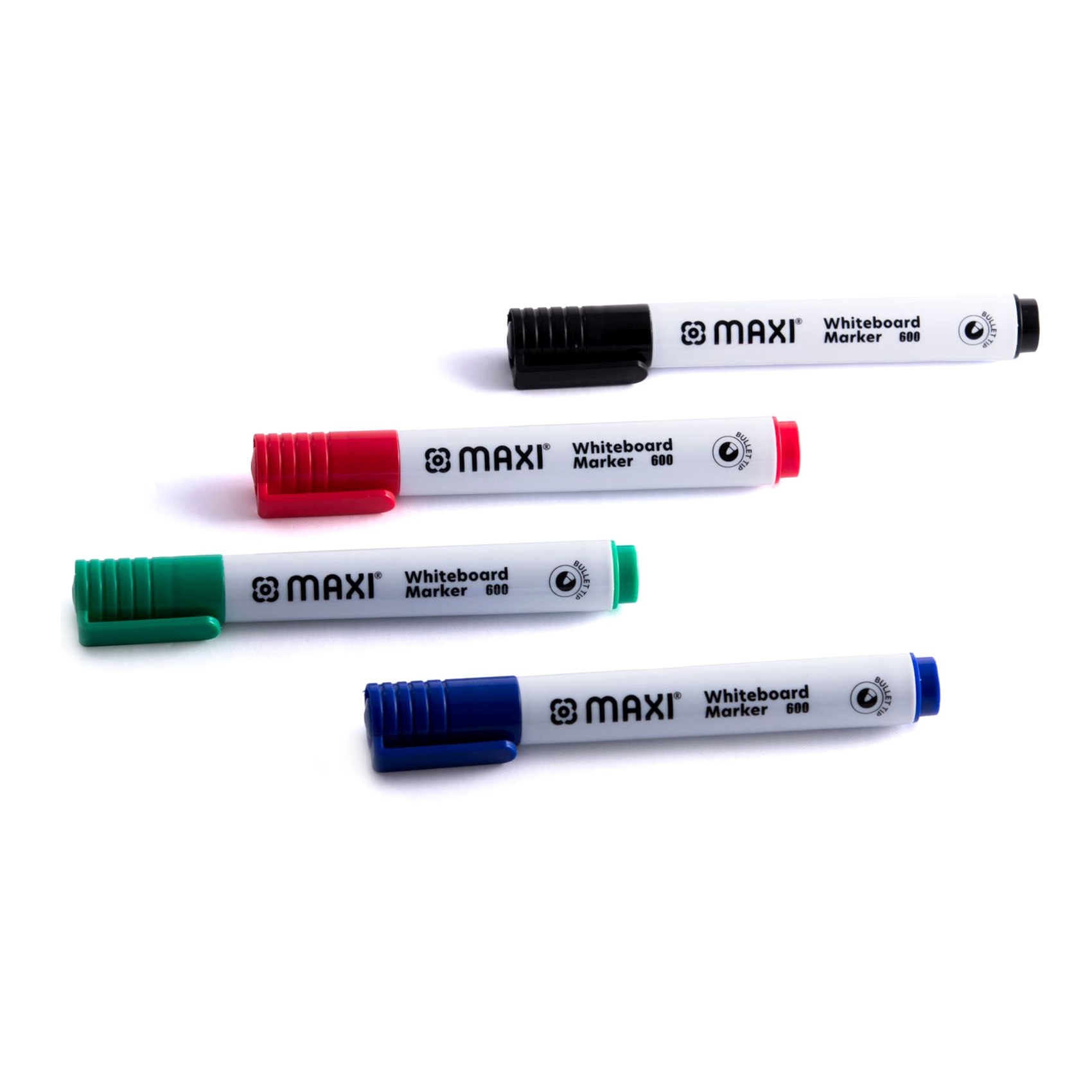 Maxi Bullet Tip Whiteboard Marker 600 Multicolour 4 PCS