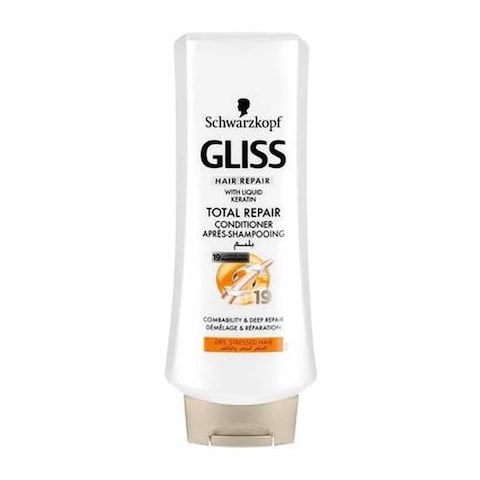 Gliss Conditioner for Damaged Hair - Total Repair - 400ml