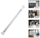 Generic Adjustable No Drill Tension Rod Curtain Shower Rod, 39.4 Inch-78.7 Inch