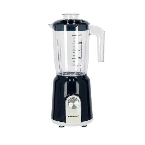 Olsenmark 2-in-1 Blender- OMSB2362  Powerful Motor with 2 Speed Setting and Pulse  Transparent and Unbreakable Jars with Stainless Steel Blade, Grinder Attachment  Perfect for making Smoothi