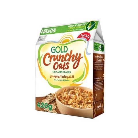 Nestle Gold Crunchy Oats Corn Flakes 420g
