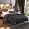 GOLDEN HOME  6-Piece Single Size Duvet Cover Set, 1 Duvet Cover + 1 Fitted Sheet + 4 Pillow Cases, Microfibre, Muesli