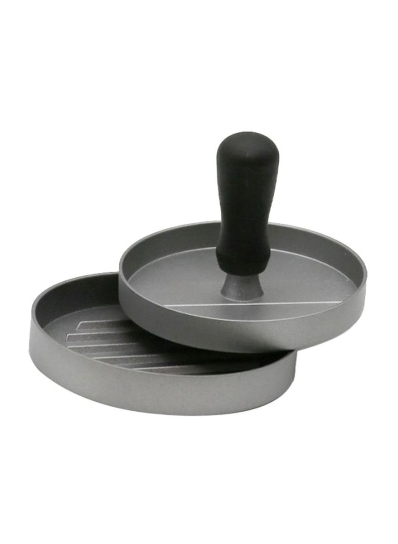 Burger Press Meat Pressing Tool Silver/Black