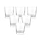 Ocean Plaza Rock Glass Clear 295ml 6 PCS