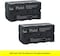 DMK Power 2pcs NP-F750 Battery 3600mAh for LED Video Light and Monitor only