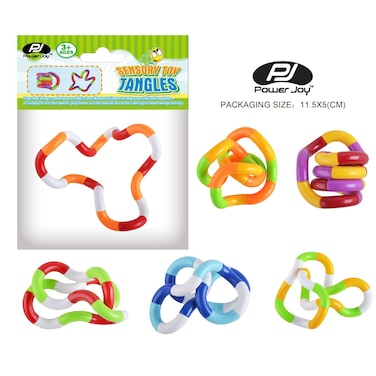 Power Joy Tangles Sensory Toy Multicolour 36cm