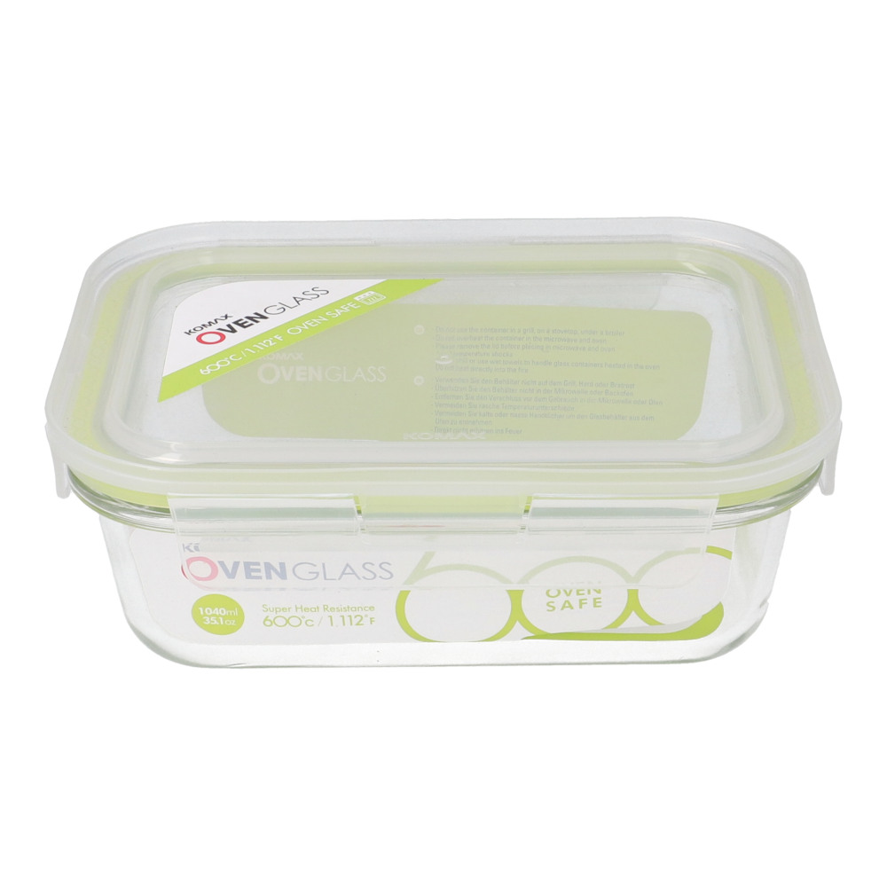 Komax Oven Glass Food Container 1040ml