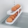 YouCopia RollDown Refrigerator Egg Dispenser, Holder for Fridge Storage, White, YCA-50414