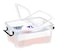 Strata, Made in UK, 12 Litre Smart Box with folding Lid, L40xW29.5xH17cm - STR-XW671-CLR/CLR-ST