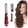 Professional 3 in 1 Negative Ionic Hot Air Straightener Comb Red