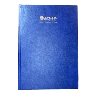Atlas Manuscript A5 Notebook Blue 70Gsm