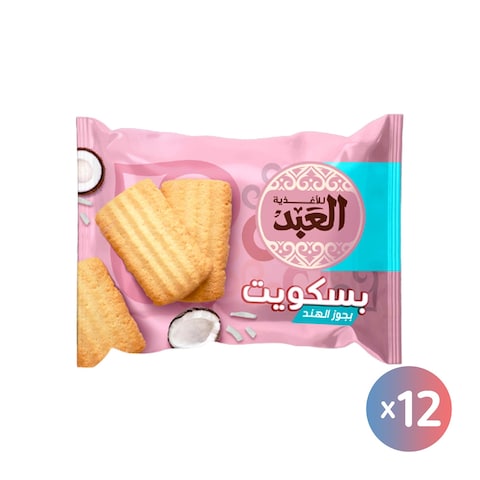 العبد بسكويت ميني بجوز الهند - 4 قطع * 12 قطعة