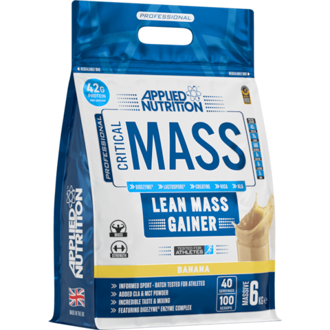 Applied Nutrition Critical Mass Lean Mass Gainz 6 Kg Banana