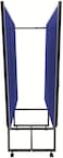 H PRO  Folding Movable Tennis Table, Blue