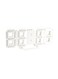 Generic 3D LED Digital Clock With Night Mode Adjust White 219 X 78Millimeter