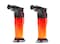 Lavish 2-Pack Windproof Butane Gas Adjustable Flame Torch Lighter Orange Color