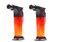 Lavish 2-Pack Windproof Butane Gas Adjustable Flame Torch Lighter Orange Color