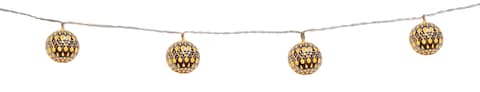 Christmas Light W/4cm Designed Balls 10LED 150cm