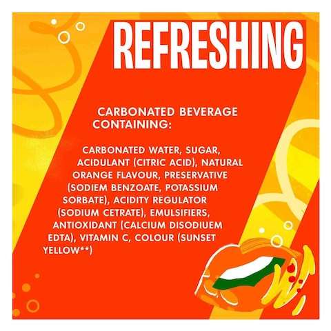 Mirinda Orange Carbonated Soft Drink 500ml