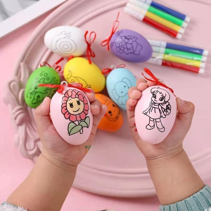 Generic Party Favors For Kids Birthday, 12 Pcs Egg Painting Kit For Kids Gift Toys/Birthday Giveaways For Kids/Return Gifts For Birthday Party Kids/Pinata Birthday Goodie Bags Fillers Girls Boys