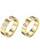 Hs - Yellow Gold Plated Ring Gold