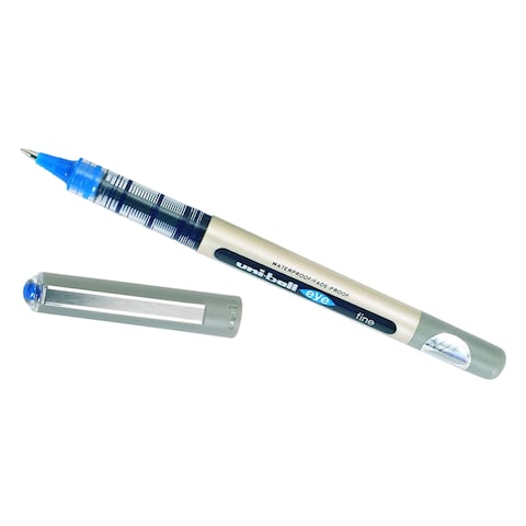 Uni Ball Eye Fine UB-157 Rollerball Ink Pen Blue
