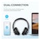 Anker Soundcore Q20i Bluetooth Over-Ear Headphones Black