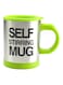 Generic - Self Stirring Mug Green/Silver 400ml