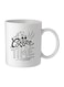Giftex It's Coffee Time Printed Mug White/Black 11.5X10.5X10.5cm