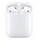 Apple AirPods 2nd generation earbuds with charging case, bluetooth, built-in microphone, White