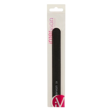 Inter-Vion 180-240 Straight Nail File Black