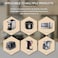 Wire Cord Organizer for Kitchen Appliances,9pcs Cord Wrapper Holder Cable Winder Stick On Mixer, Coffee Maker, Air Fryer, Pressure Cooker, Upgraded Design