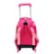 Baby Backpack 3Pcs For Baby Girls 1 lunch 1 Pencil Box And 1 Bag With Adjustable Strap For School 2 Wheels 14 Inch