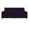 In House Leen 2 In 1 Sofabed Velvet Upholstered - Dark Purple