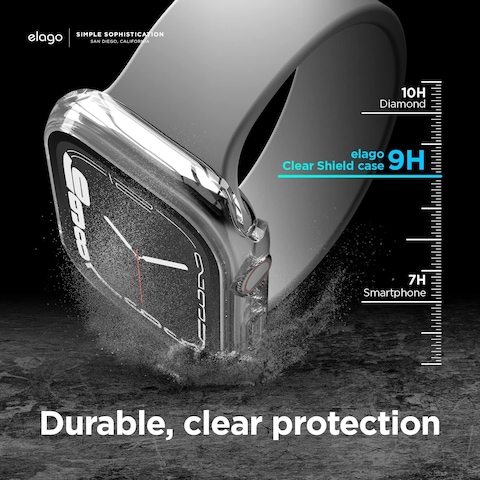 Elago Clear Shield for Apple Watch Series 8/7 (41mm) case cover - Clear