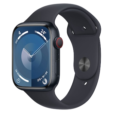 Apple Watch Series 9 LTE 45mm Midnight Aluminium Midnight Sport Band Medium/Large