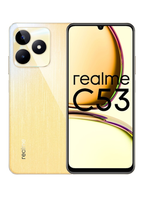 Realme C53 Dual SIM 6GB 128GB 4G, Middle East Version, Champion Gold