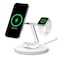 BELKIN BoostCharge Pro MagSafe 3-In-1 with 15W Wireless Charger UK - White