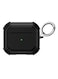 AirPods Pro 2 Case Shockproof Armor Rugged Cover with Keychain Carabiner Compatible with Apple AirPods Pro 2nd Generation 2022 Case Black