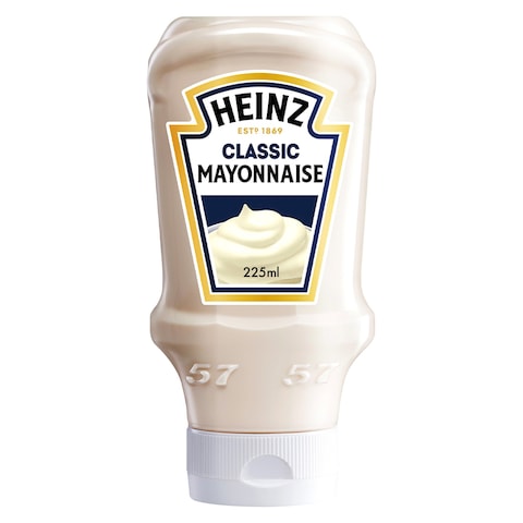 Heinz Mayonnaise Creamy Classic Top Down Squeezy Bottle 225ml